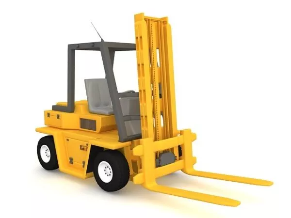 Low Poly Forklift 3d model