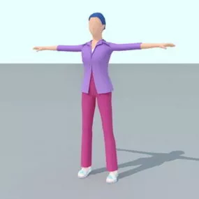 Formal Elegant Woman 3d model