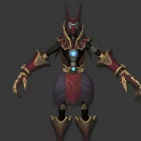 Fox Warrior 3d model