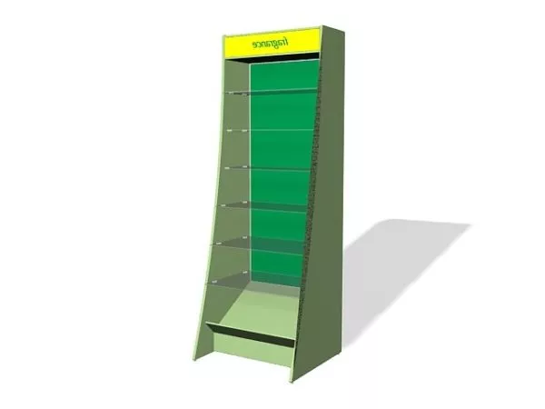 Fragrance Display Shelf Stand 3d model Fragrance Display Shelf Stand 3d model