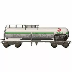 Freight Train Tank Car 3d model