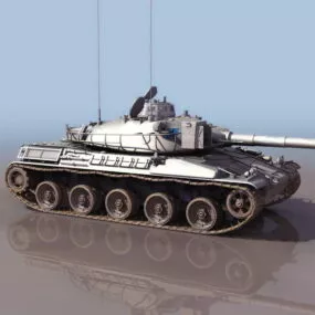 French Amx-30 Main Battle Tank 3d model