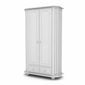 French Armoire Furniture 3d model