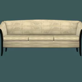 French Country Settee 3d model