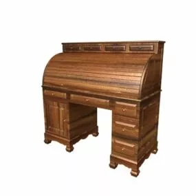 French Dressing Table Furniture 3d model