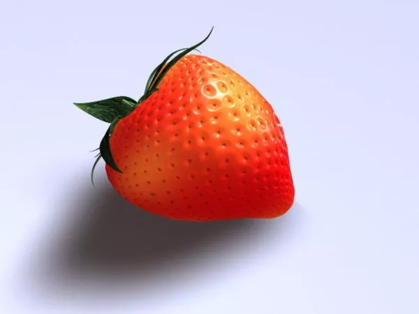 Fresh Strawberry 3d model Fresh Strawberry 3d model