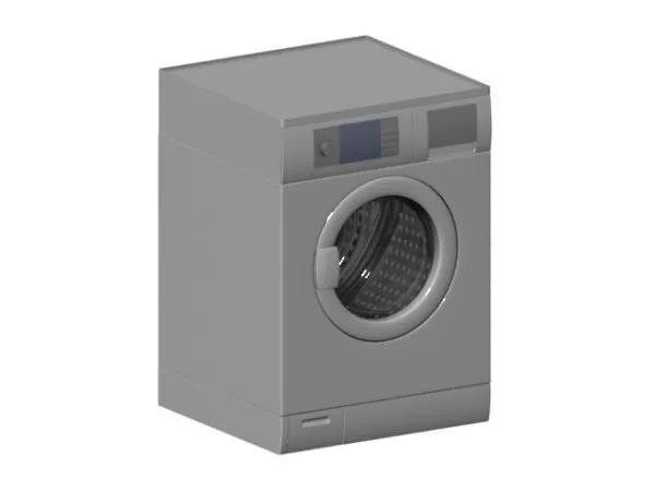 Washing Machine Front Loading 3d model