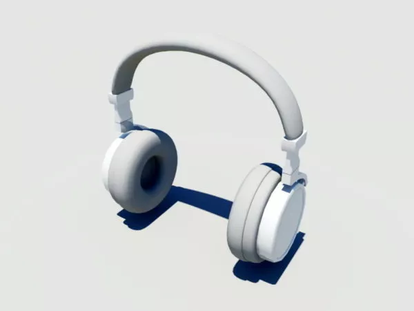 Sony Zx100 Headphones 3d model