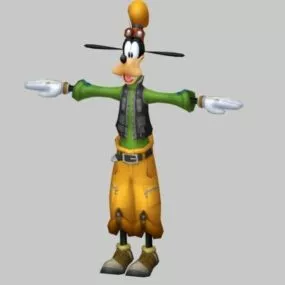 Funny Animal Goofy Character 3d model