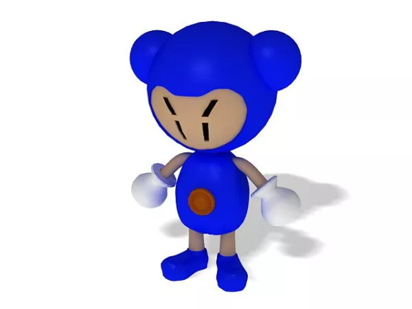 Funny Cartoon Character 3d model Funny Cartoon Character 3d model