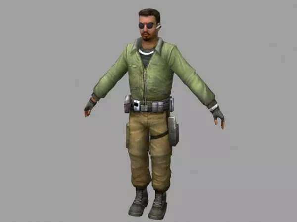 Western Future Soldier 3d model Western Future Soldier 3d model