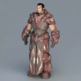 Futuristic Gladiator 3d model