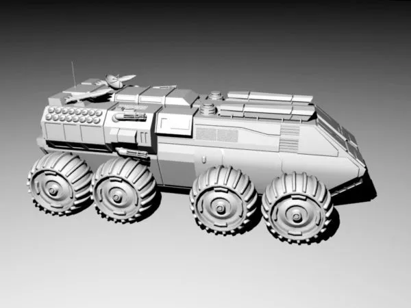 Futuristic Infantry Fighting Vehicle 3d model Futuristic Infantry Fighting Vehicle 3d model