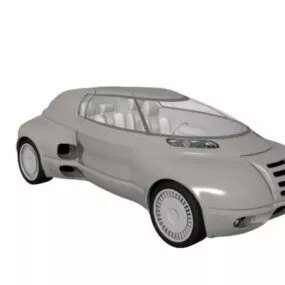 Futuristic Concept Car 3d model