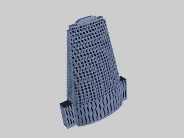 Futuristic Office Building 3d model Futuristic Office Building 3d model