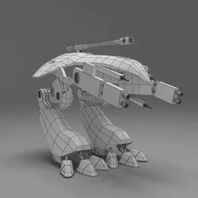 Futuristic Robots Weapon 3d model