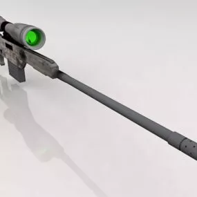 Futuristic Sniper Rifle 3d model