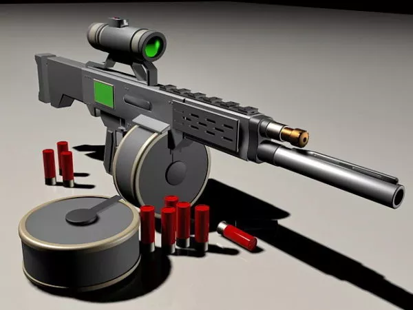 Combat Rifle 3d model
