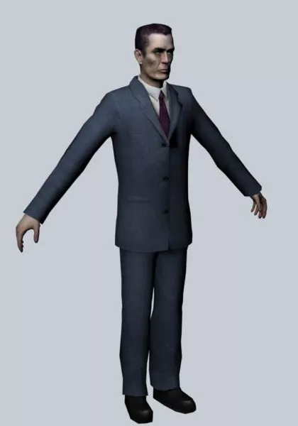 G-man – Half-life Character 3d model G-man – Half-life Character 3d model