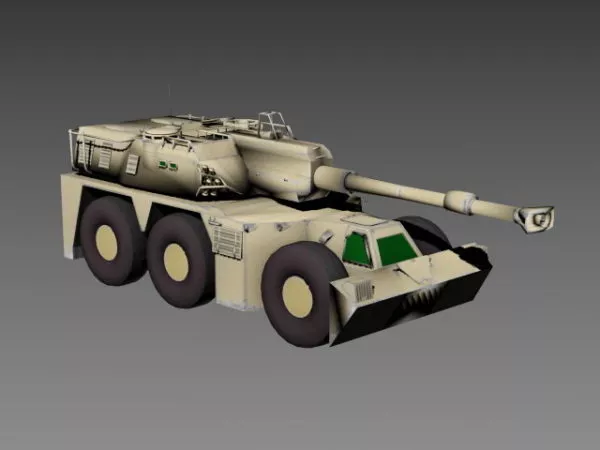 G6 Self-propelled Howitzer 3d model G6 Self-propelled Howitzer 3d model