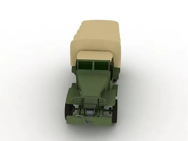 Gmc Military Truck 3d model Gmc Military Truck 3d model