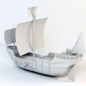 Galleon Ship 3d model