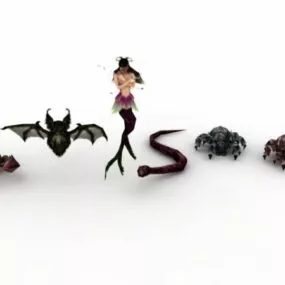 Game Character Animals Character 3d model