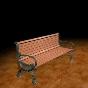 Garden Bench 3d model
