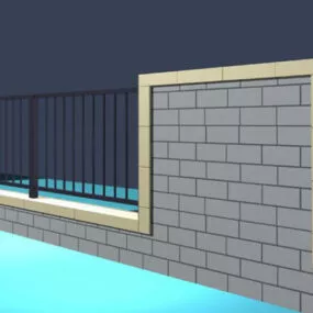 Garden Fence 3d model