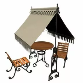 Garden Furniture Set 3d model