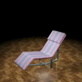 Garden Sun Lounger 3d model