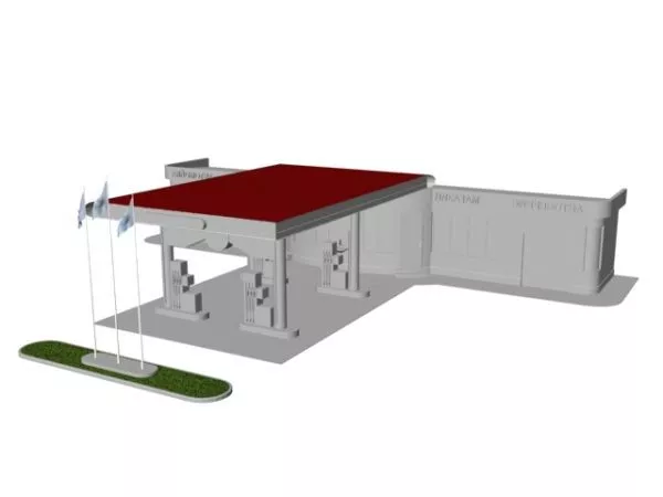 Scifi Base City 3d model