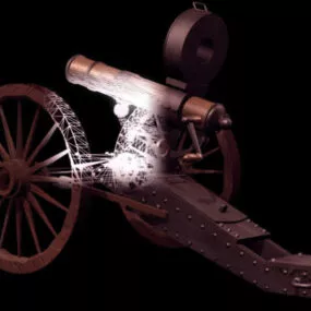 Gatling Gun 3d model