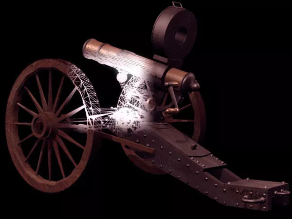 Gatling Gun 3d model Gatling Gun 3d model