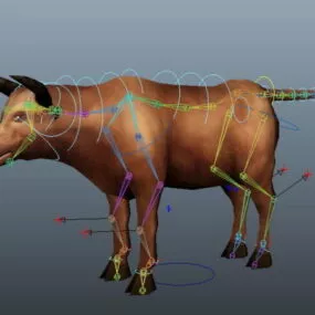 German Cattle Rig 3d model