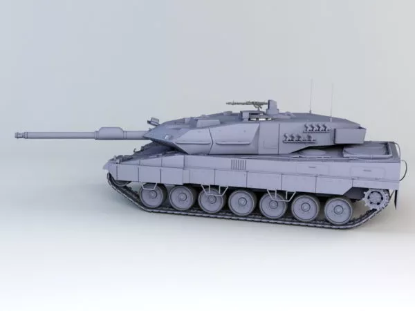 Spotted Leopard 3d model