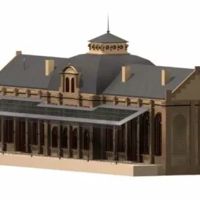 German Nordstadt University Dormitory 3d model