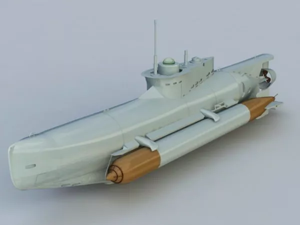 Ss794 Attack Submarine 3d model