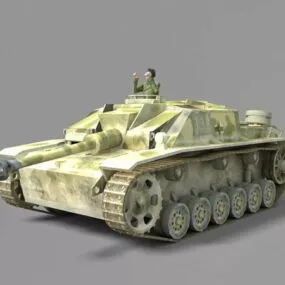 German Wwii Panther Tank 3d model