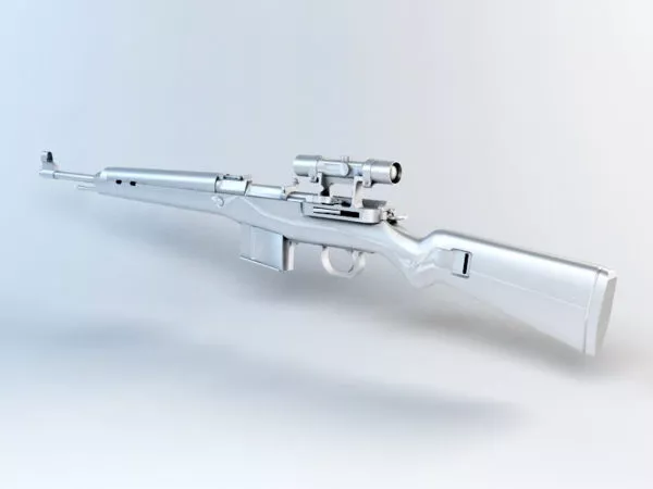Gewehr 43 Rifle 3d model Gewehr 43 Rifle 3d model