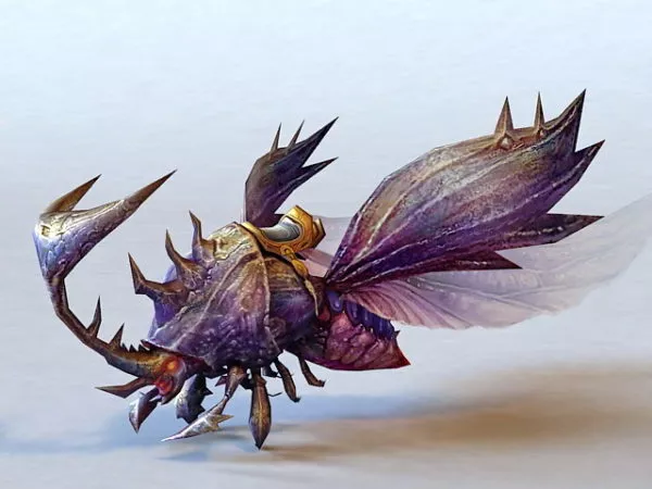 Cockroach Rigged 3d model