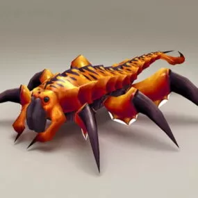 Giant Centipede Monster 3d model