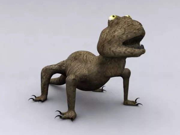 Colorful Lizard 3d model