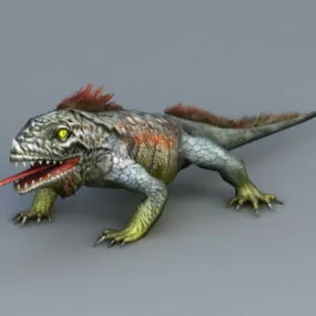 Giant Lizard Monster 3d model