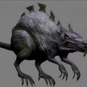 Giant Mouse Monster 3d model