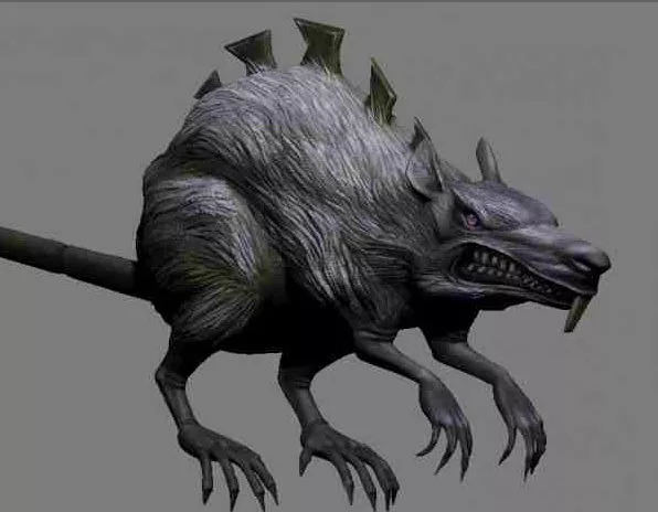 Giant Mouse Monster 3d model Giant Mouse Monster 3d model