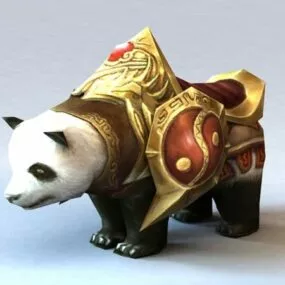 Giant Panda Mount 3d model