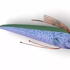 Giant Oarfish Animal 3d model