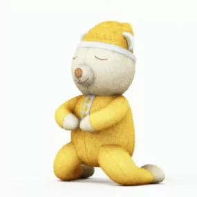 Giant Plush Toy Bear 3d model