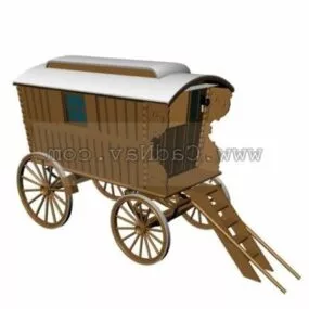 Gipsy Wagon 3d model